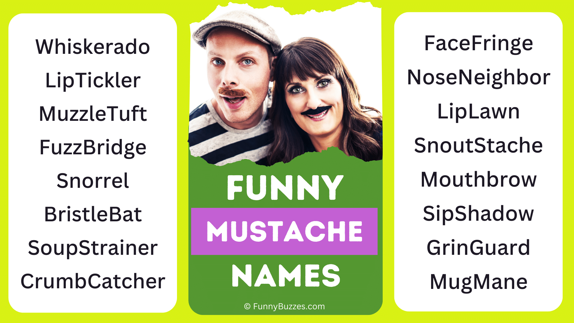 Funny Mustache Names