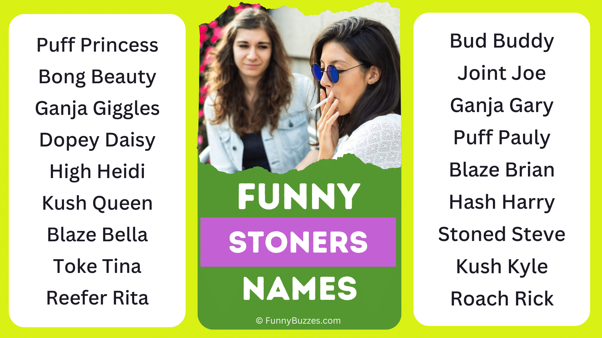 Funny Names for Stoners