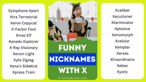 nicknames that start with X