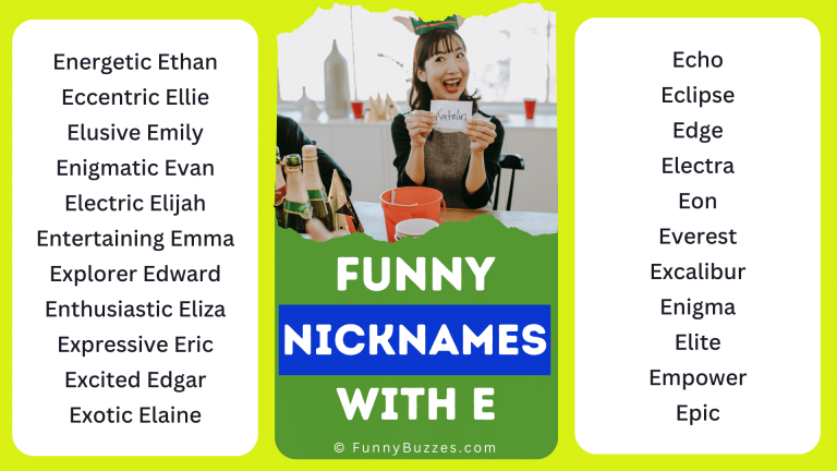 nicknames that start with e