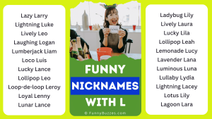 nicknames that start with L