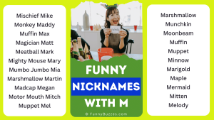 nicknames that start with m