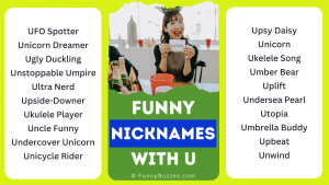 nicknames that start with u