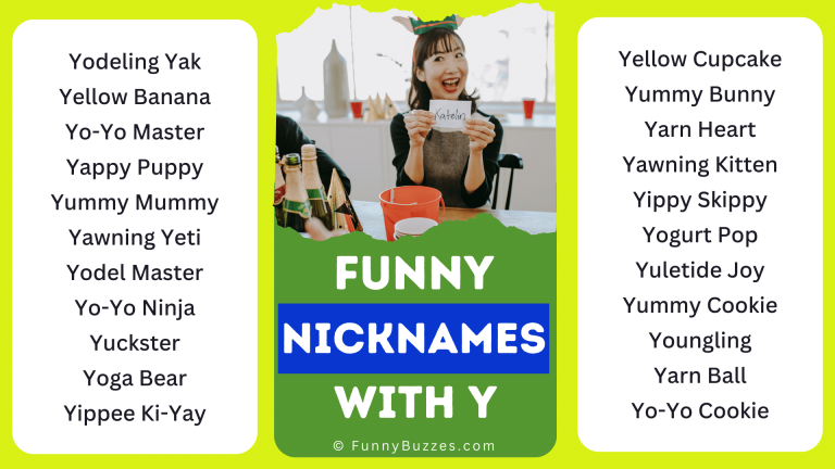 nicknames that start with y