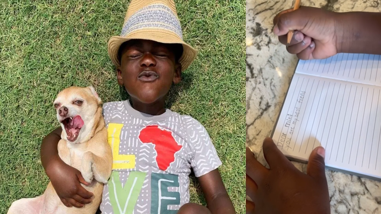 Boy Wrote A Heartwarming Letter To His Blind Dog To Repay Her For All Her Love